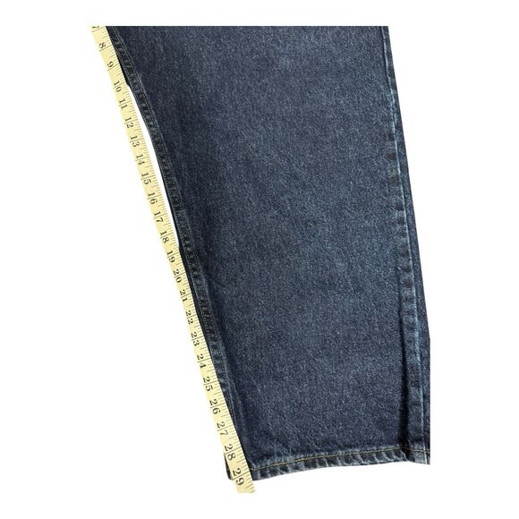 WRANGLER AUTHENTICS Jeans Big & Tall Mens 58 x 30 Straight Leg Dark Blue ZM200RD - Picture 10 of 14